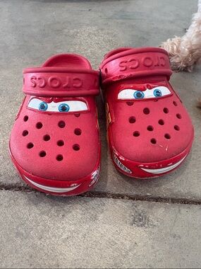 Lightening McQueen light up CROCS